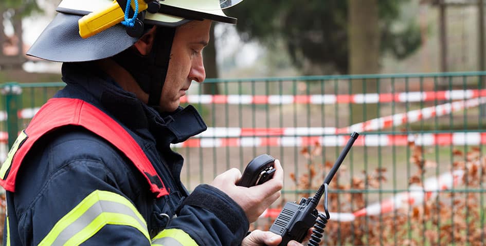 Public Safety Fireman Radio